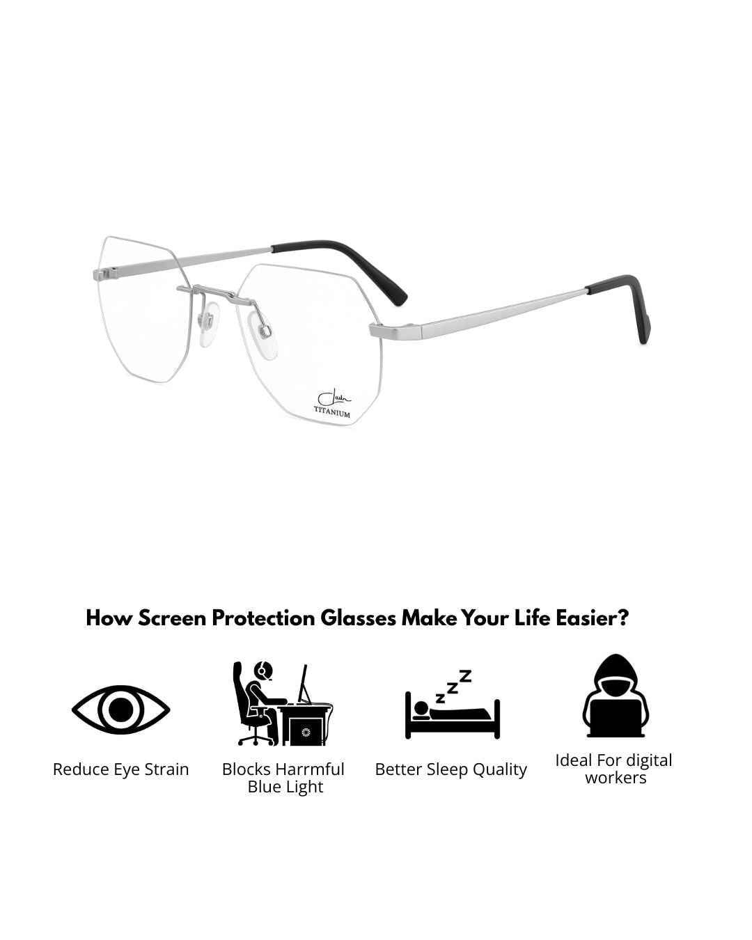 JF17 Thunder ā” - Screen protection/Transition/4 in 1 Smart Glasses