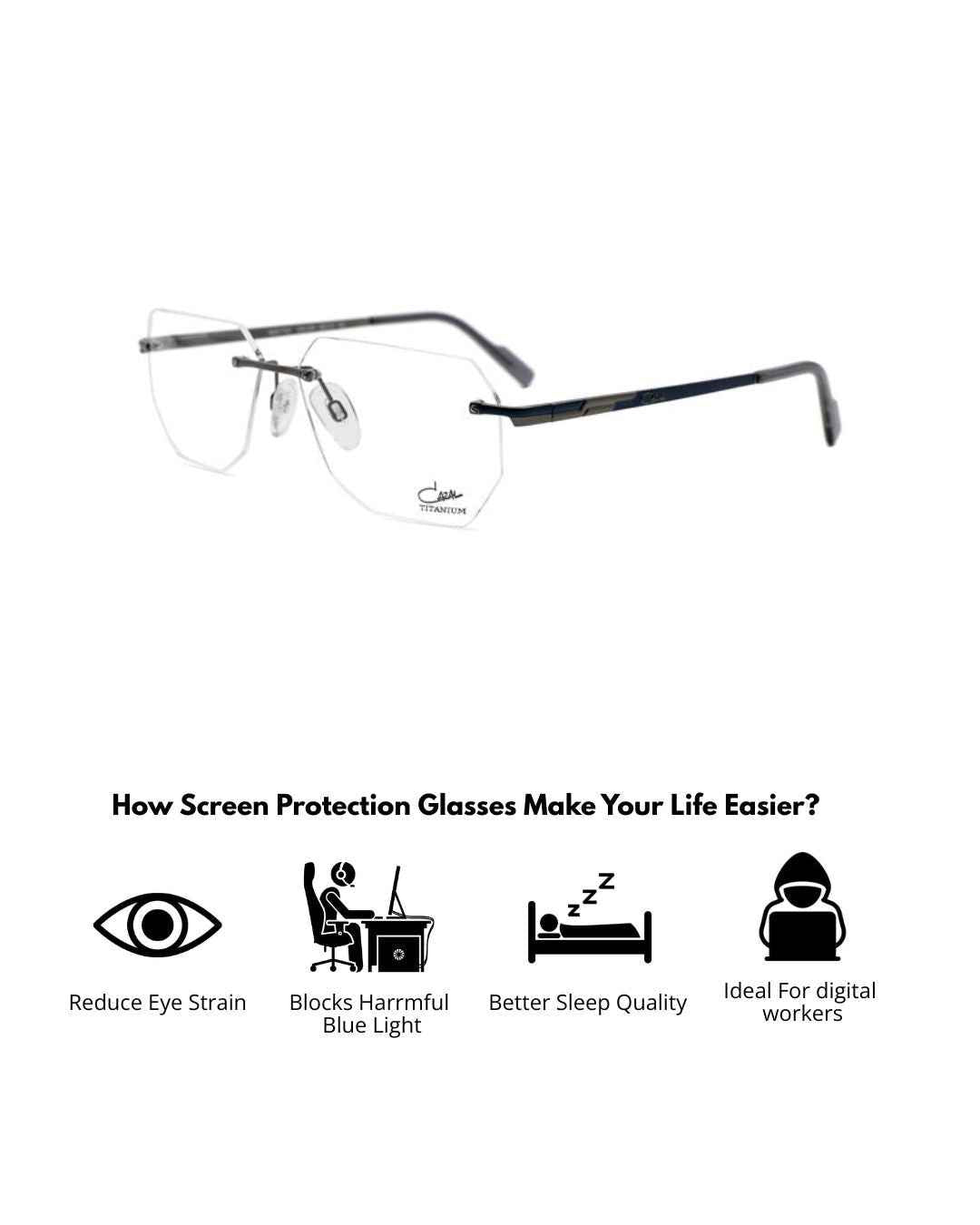 JF17 Thunder ā” - Screen protection/Transition/4 in 1 Smart Glasses